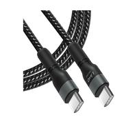 Cavo da USB-C a USB-C Power Delivery 60W carica rapida 2 metri LinQ nero