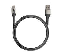 LinQ Cavo da USB a USB-C 3A sincronizzazione lunghezza 1 metro e 20, Nero
