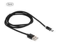 Cavo USB magnetico di alta qualità per controller PS4, ricarica rapida e sincronizzazione dati con funzione di scorrimento dei messaggi, cavo di