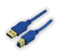 Cavo USB MCL 1,8 m USB A a USB B USB 3.2 Gen 1 5 Gbit/s Blu