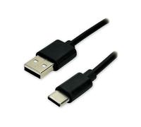Cavo USB M able USBC USBA 480Mb 3A-Noir-1.50m