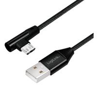 Informatica - Vari - Cavo Usb Micro-b Maschio Angolato/usb-a Maschio Dritto 1...