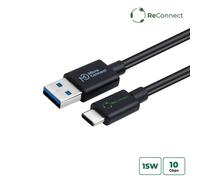 Cavo USB Microconnect ECO-USB3.2CA1 1 m USB A a USB C USB 3.2 Gen 2 Nero