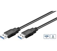 Microconnect USB3.0, M/M, 1m cavo USB USB A Nero