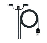 Cavo USB NANOCABLE 2.0 da USB A Maschio a Micro-USB B Maschio 1 m