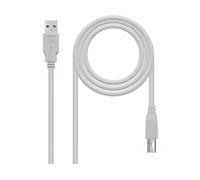 Nanocable Cavo USB 2.0 per stampante 10.01.0102 Tipo A/B Maschio-Maschio 1 m