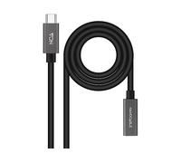 CAVO USB NANOCABLE 3.2 da USB C Maschio a USB C Femmina 1 m