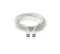 Nedis CCTB64700AL20 câble USB 2 m USB 3.2 Gen 1 (3.1 Gen 1) USB C Aluminium