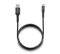 NGS KNOT-AC - Cavo USB-A a USB-C 1 Metro, Ricarica Rapida e Trasferimento Dati 480 Bps, Intrecciato Rinforzato con Connettori in Alluminio - Alta Resistenza e Lunga Durata