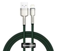 Cavo USB per Lightning Baseus Cafule 2.4A 1m Verde