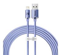Cavo USB per Lightning Baseus Crystal Shine 2 m Viola