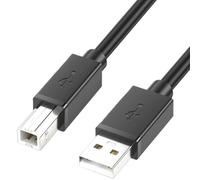 Cavo USB per Stampante - Cavo USB A | 2.1 m Standard 2.0 Maschio A a B per Collegare Computer Portatile Monitor Stampante Tastiera e Dispositivi
