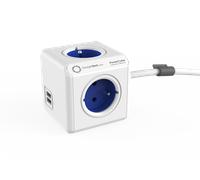 Allocacoc 2402BL/FREUPC Interno 4AC outlet(s) 1.5m Blu, Bianco prolunghe e multiple
