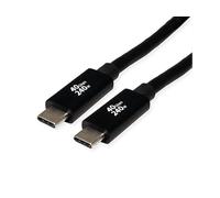 ROLINE USB4 Gen3x2 - Cavo C-C, ST/ST, 40 Gbit/s, 240 W, nero, 2 m
