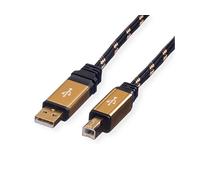 CAVO USB ROLINE 2.0 da USB A Maschio a USB B Maschio 3 m
