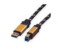 CAVO USB ROLINE 3.2 da USB A Maschio a USB B Maschio 0,8 m