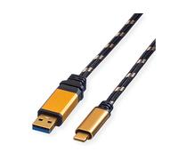 CAVO USB ROLINE 3.2 da USB A Maschio a USB C Maschio 0,5 m