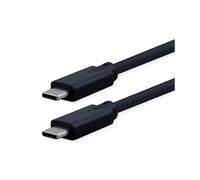 ROLINE Cavo USB 3.2 Gen2x2, C - C, ST/ST, 20 Gbps, 240 W, nero, 1,5 m