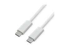 ROLINE Cavo USB4 Gen3x2, C-C, ST/ST, 40 Gbps, 240 W, bianco, 2 m