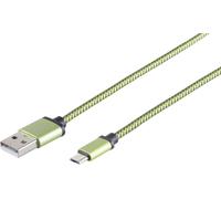 Cavo USB S-Conn 14-50115 09 M USB 2.0 USB A Grue Micro-USB B (14-50115)