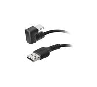SBS Cavo angolare USB-A a USB-C, connettore a 180°, per Ricarica, trasferimento Dati e Gaming con Smartphone Samsung, Oppo, Xiaomi, Huawei, Lungo 1,8m, Nero