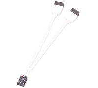 Cavo USB sdoppiatore a Y per scheda madre - Basetta di estensione per connessione stabile | Espansione USB affidabile per schede madri Adatta per case, uffici, scuole, Internet café Beni durevoli Faci