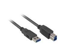 1m, USB3.0-A/USB3.0-B cavo USB USB 3.2 Gen 1 (3.1 Gen 1) USB A USB B Nero Nero, USB3.0-A/USB3.0-B, 1 m, USB A, USB B, USB 3.2 Gen 1 (3.1 Gen 1), Maschio/Maschio, Nero