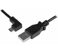 StarTech Cavo USB-A a Micro-B Angolato a Sinistra 1m - M/M (USBAUB1MLA) | Ricarica e Sincronizzazione, Per Smartphone e Tablet Android