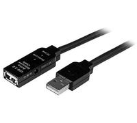 Startech Extension 20 M Usb 2.0 Alt One Size Black