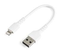 StarTech Cavo USB-A a Lightning Robusto 15cm, MFi, Bianco (RUSBLTMM15CMW)