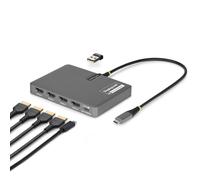 Cavo USB Startech QUAD-USB-HDMI-ADAPT Grigio