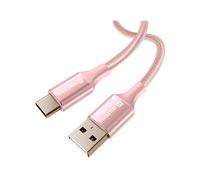 Swissten Cavo USB a USB-C Design Intrecciato Anti Groviglio, Rosa