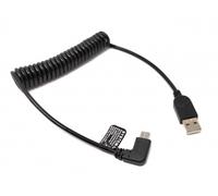 Cavo USB Tipo A Su C 3.1 90° ad Angolo Cavo a Spirale 40 fino A 100 CM