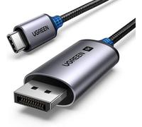UGREEN Cavo USB C a DisplayPort 1.4 8K 60Hz 30Hz 4K 240Hz 144Hz HDR VRR Thunderbolt 4 3 DP1.4 Compatibile con iPhone 16 Plus Pro Max Mac mini M4/M4 Pro MacBook M4 Pro Max iPad Pro Air Galaxy S24(1M)
