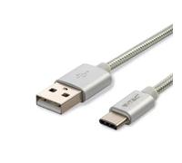 CAVO USB TYPE-C 1 METRO BIANCO PLATINUM SERIES VT-5334 -LED8492 V-TAC