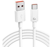 Cavo USB Type-C 2M,Cavo USB C 100W 6A per Super-Charge Cavo di Ricarica per HONOR Magic8 7 6 Lite 400 200 Lite 5G 90 Lite,100W Ricarica Rapida Cavo per Huawei per Super-Charge per Huawei Pura 70 P60