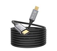 Cavo USB Type-C 5 Metri,Cavo USB C a USB C 3.1 Gen2 10Gbps Trasferimento dati, 100W 20V/5A Cavo Ricarica USB C 4K Video Compatibile con Cavo Thunderbolt 3 per Samsung S24(USB-C Gen-2 Cable, 5M)