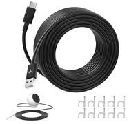 Cavo USB Type C 8 Metri per Telecamere di Sicurezza Cavo di Ricarica Extra Lungo per Xiaomi Smart Camera C300 C500 C700 Mi Wireless Outdoor Security Camera 1080p Cavi USB Tipo C per EZVIZ C6c CB3 Nero
