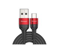 Cavo USB Type C a ricarica rapida da 5 A, 2 m, per controller PS5, Xbox Series XS, Galaxy S21 S20 FE S10, compatibile con Huawei, Dura
