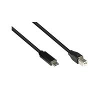 CAVO USB TYPE C ALCASA 2.0 da USB C Maschio a USB B Maschio 0,5 m