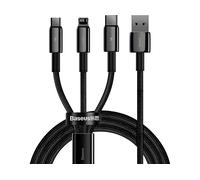 CAVO USB TYPE C BASEUS 2.0 da USB A Maschio a USB C/Micro USB A/Lightning Maschio 1,5 m