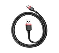 Baseus Cafule cavo USB - A a USB - C QC3.0, 2A - 3 m - Rosso / Nero