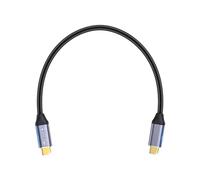 cavo usb type-c corto 0.5m,Cavo USB C a USB C 3.1 Gen 2 10 Gbps,100W 5A Cavo Type C Ricarica Rapida,Trasmissione Video 4K@60Hz Nylon Per Type C Compatibile con Laptop,Tablet,Hub,Telefoni Cellulari,…