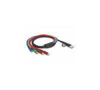 CAVO USB TYPE C DELOCK Cavo di ricarica USB 4 in 1 USB Tipo-A + USB-C a 2 x Lightning / Micro USB / USB Type-C da 1,20 m