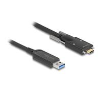 Cavo USB Type C DELOCK Cavo ottico attivo USB 10 Gbps-A maschio per USB Type-C maschio