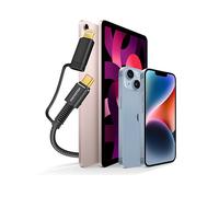 Force Power Cavo da USB C a C rinforzato da 2,4 A Lite, 1,2 metri, bianco