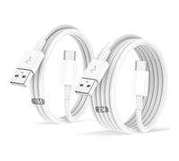 Cavo USB Type-C,Per Originale Cavetto USB C Cellulare Ricarica Rapida 2Pezzi 1M+2M,Per iPhone 17/Air/Pro/Pro Max/16/15/Pro/Plus/Pro Max,Per Samsung Galaxy S24/S23+/Ultra/S22/A53/A54/iPad Pro/Air/cavi