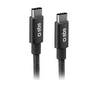 SBS TECABLETCC20BK CAVO USB-C/USB-C 2.0 1,5M CAVO CORDONATO NERO