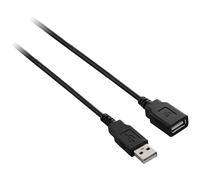 CAVO USB TYPE C V7 Cavo prolunga USB nero da USB 2.0 A femmina a USB 2.0 A maschio 1.8m 6ft
