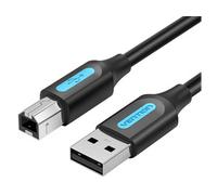 Vention Cable Cavo USB 2.0 COQBG per stampante Tipo A‑Tipo B maschio‑maschio 1,5 m Nero 480 Mbps